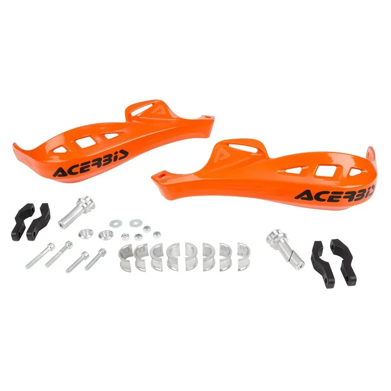 Árcsökkenés [ Acerbis ] Protège Mains Rally Profile Orange, Kit de Montage inclus
