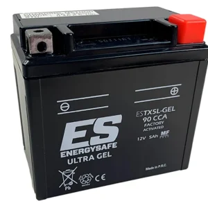 Utolsó esély [ ES ENERGYSAFE ] Moto Batterie ESTX5L Gel-Elektrolyt, 12V, 5Ah, 90A, 113x70x106 mm