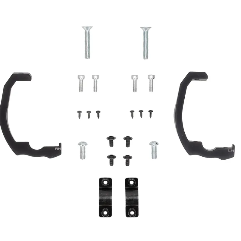 [ Acerbis ] Kit de Montage Protège Mains ADV Type E Noir/Argent, Benelli TRK 702/702-X 24-, Honda Transalp XL750 24-, KTM 390 ADV 22-, Royal Enfield Olcsó