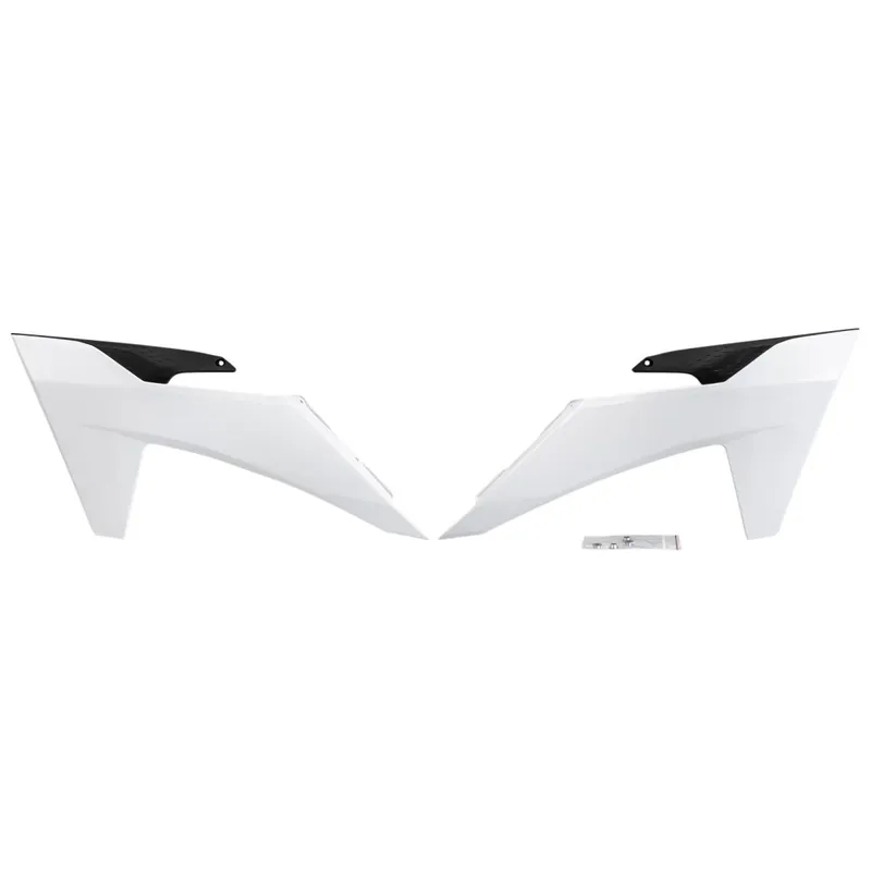 [ Ufo Plast ] Ouie de Radiateur KTM SX/SX-F 23-, EXC/-F 24-, Blanc/Noir Legkelendőbb