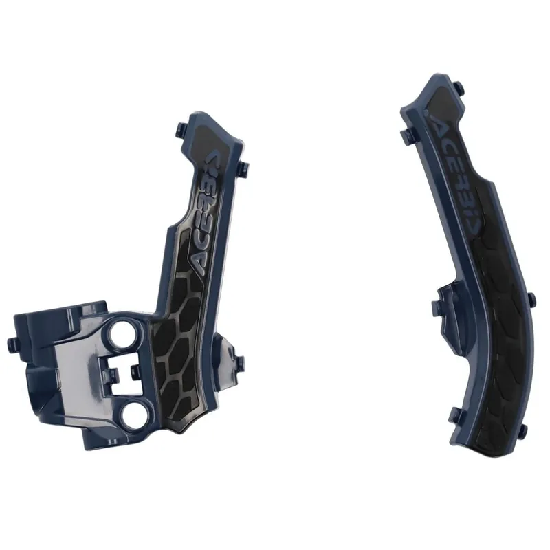 [ Acerbis ] Protections de Cadre Anti-Dérapante X-Grip Husqvarna TC 50, EE-5, Bleu/Noir Nézd meg most