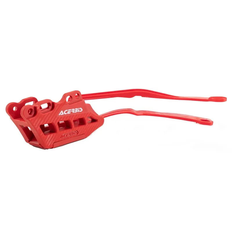 [ Acerbis ] Kit Patin + Guide Chaîne Honda CRF 250R 20-, CRF 450R 19-, Rouge Nézd meg most