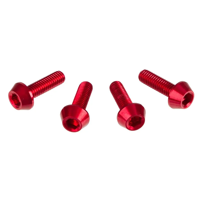 [ DRC ] Boulons Hexagonales M6 x 20 mm, Rouge, Paquet de 4 Kihagyhatatlan ajánlat