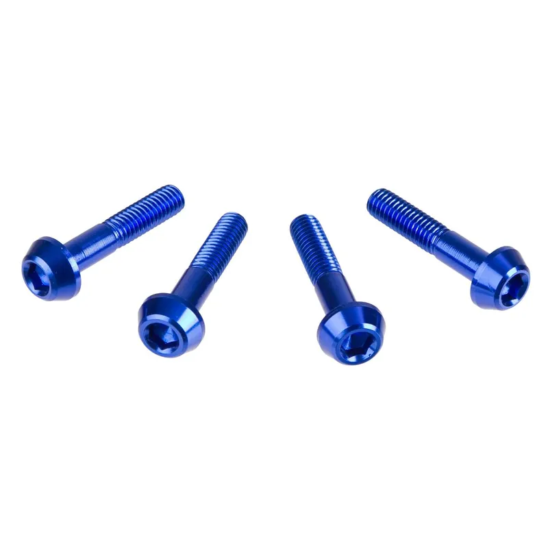 Ajánlat [ DRC ] Boulons Hexagonales M6 x 30 mm, Bleu, Paquet de 4