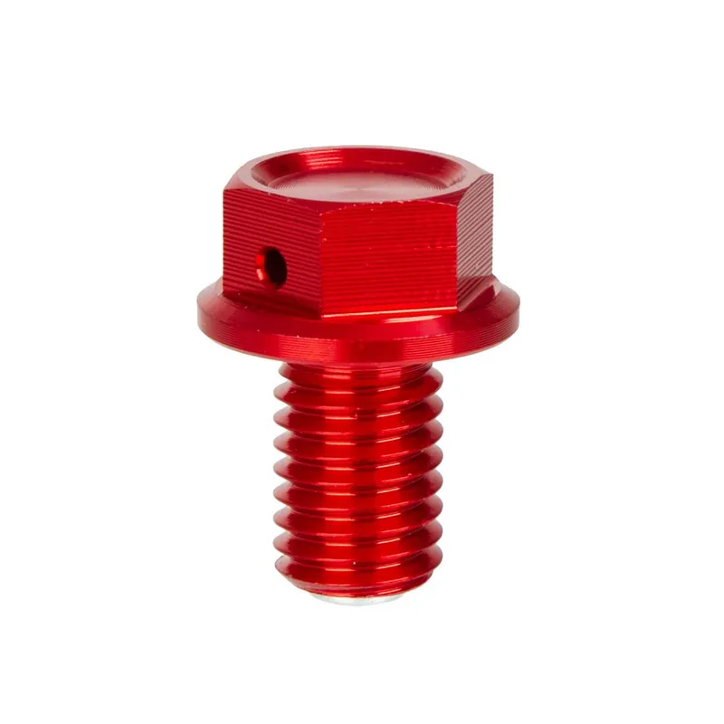 [ Zeta ] Bouchon de Vidange Kawasaki KX 65/85/125/250, KXF 250, magnetic, Rouge Legkelendőbb