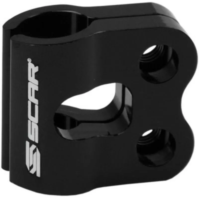 [ SCAR ] Collier de serrage pour conduite de frein Kawasaki/Suzuki, Noir Szuper akció