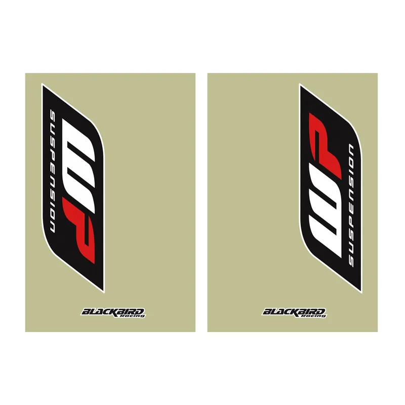 [ Blackbird Racing ] Autocollants de Fourche WP Transparent Gyors kiszállítás