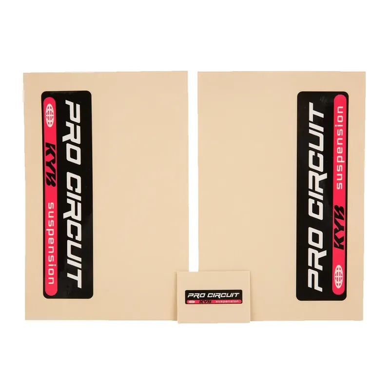 Újdonság [ Maciag Offroad ] Autocollants de Protection de Fourche Kayaba Pro Circuit, Transparent