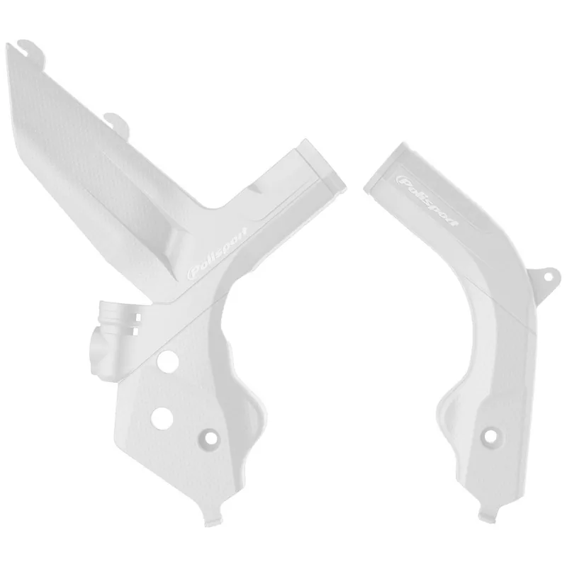 [ Polisport ] Protections de Cadre Anti-Dérapante KTM SX/SX-F 19-20, EXC/EXC-F ‘20, Blanc Rendeld meg most