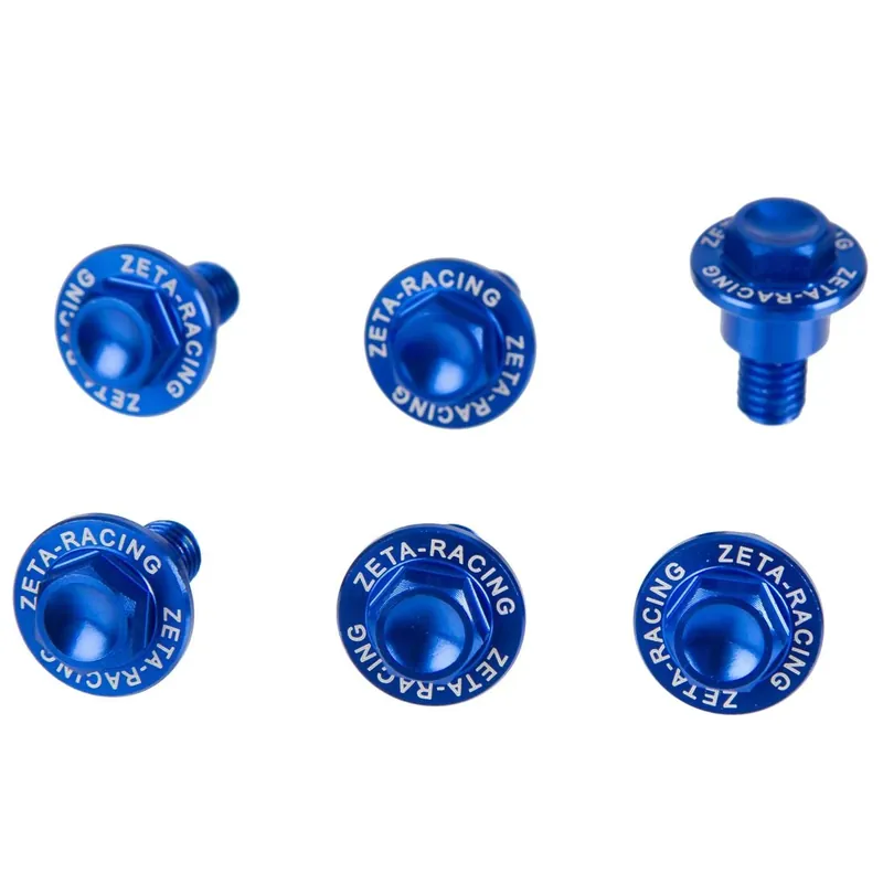 Népszerű [ Zeta ] Kit de Vis pour Protection de Fourche Bleu, Yamaha YZ 125/250, YZF 250/450