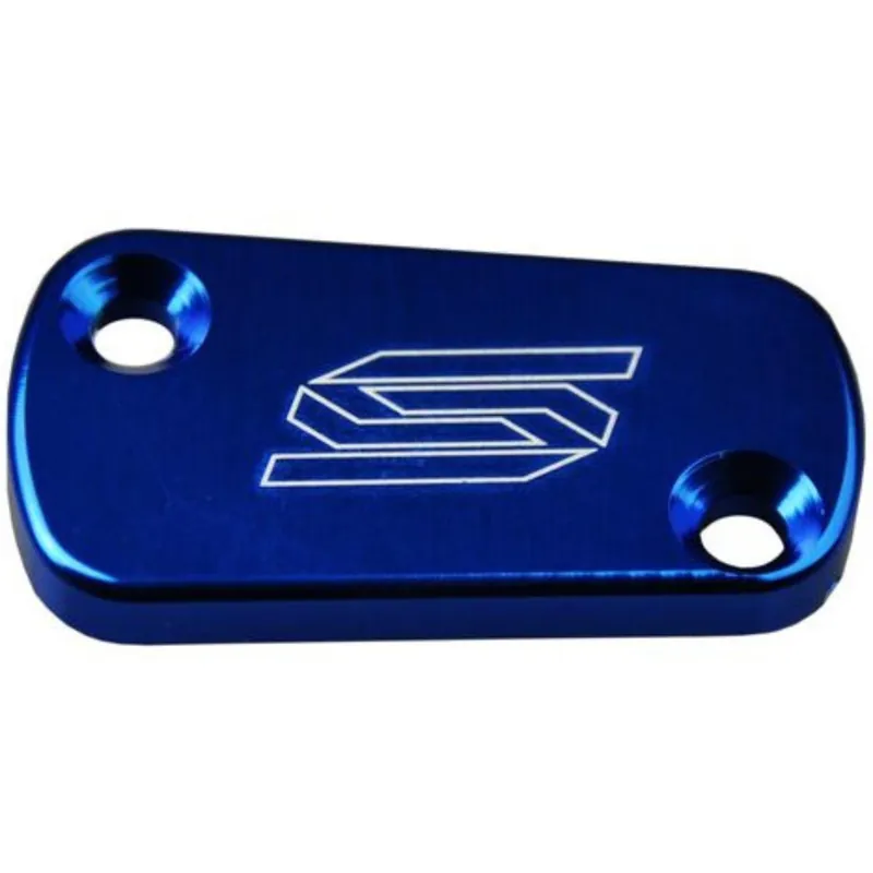 Árengedmény [ SCAR ] Couvercle Pour réservoirs de frein, arrière, Bleu, Kawasaki/Suzuki