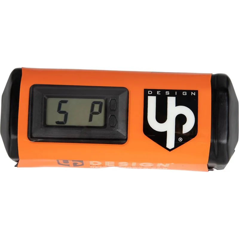 Szezonális akció [ UPDESIGN ] Mousse de Guidon Motocross Orange, avec horloge