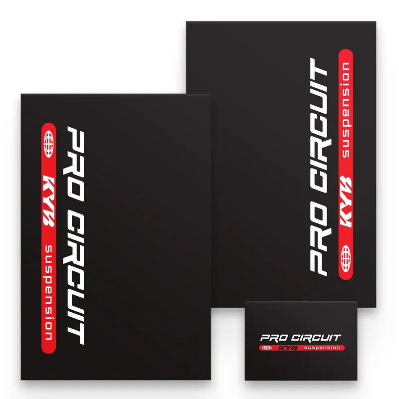 [ Maciag Offroad ] Autocollants de Protection de Fourche Kayaba Pro Circuit, Noir Biztonságos fizetés