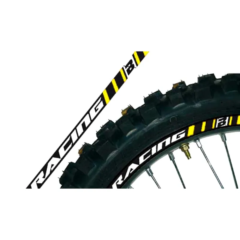 [ Blackbird Racing ] Déco de Jantes fit 18 Pouces /19 Pouces, Yellow Árcsökkenés