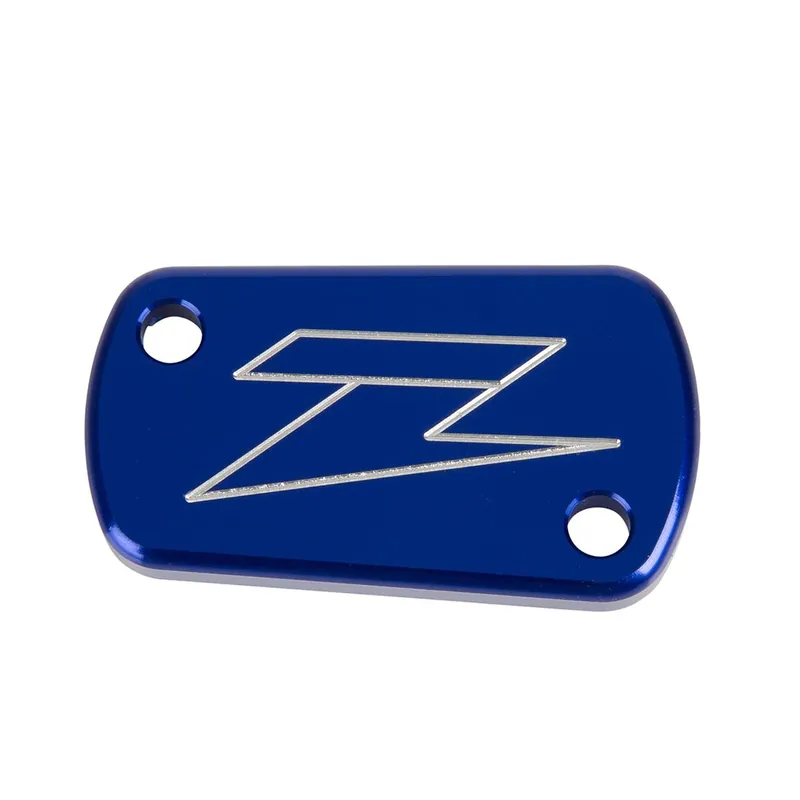 Prémium [ Zeta ] Couvercle Pour réservoirs de frein, Arrière, Bleu, Kawasaki KX 125/250, KXF 250/450, Suzuki RM 125/250,