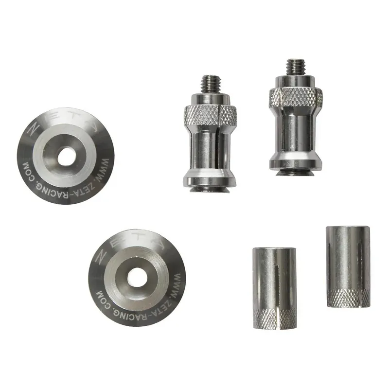Rendeld meg most [ Zeta ] Embouts de Guidon 29 mm, Argent