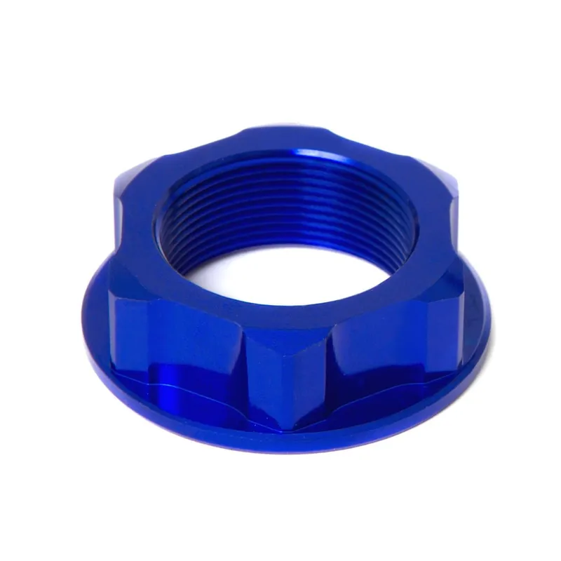 [ Zeta ] Écrou de Colonne de Direction Bleu, Kawasaki KX 125/250, KXF 250/450, Suzuki RMZ 250, DRZ 400 Legjobb ár