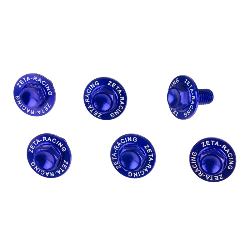 Akciós ár [ Zeta ] Kit de Vis pour Protection de Fourche Bleu, Kawasaki KX 80/85/125/250, KXF 250/450