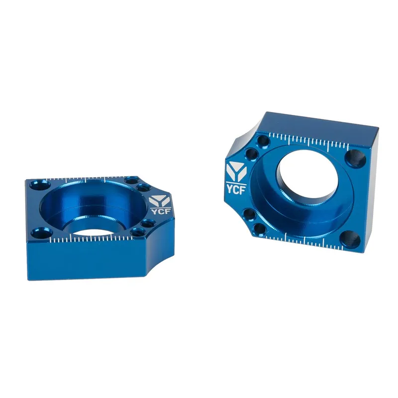 Alacsony ár [ YCF ] Tendeur de Chaine pour Swingarms en Acier, Bleu