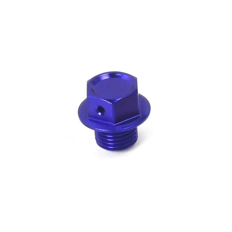 [ Zeta ] Bouchon de Vidange Kawasaki KX 65/85/125/250, KXF 250, magnetic, Bleu Kiárusítás