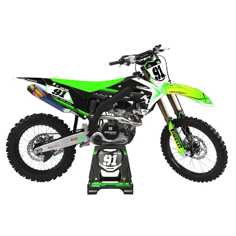 [ Maciag Offroad ] Kit Déco Race 4 Kawasaki KX 450F 19- Expressz szállítás