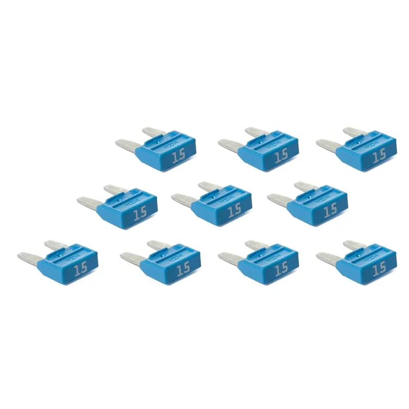 [ Zanbaline ] Set de Fusibles Lames Mini 15 A, 10 Pieces Biztonságos fizetés
