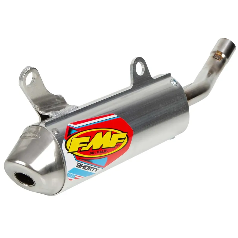 Csak ma [ FMF ] Silencieux PowerCore 2 Shorty Yamaha YZ 250 02-18, Acier Inox/Aluminium/Acier Inox