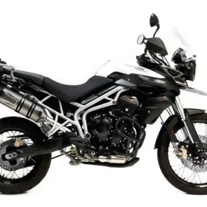 Exkluzív ajánlat Silencieux d‘échappement Leovince LV One Evo Inox / Carbone Homologué Triumph Tiger 800 / Tiger 800 XC ...