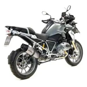 Olcsó Silencieux d‘échappement Leovince LV One Evo Inox / Carbone Homologué BMW R 1200 GS 2013-2016