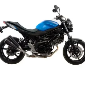 Silencieux d‘échappement Leovince GP Duals Inox Noir Homologué Suzuki SV 650 A / SV 650 XA ... Árcsökkenés
