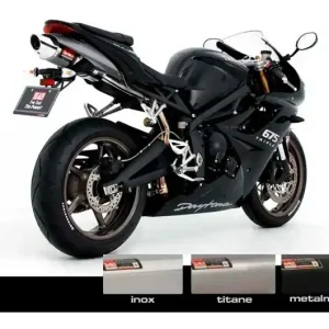 Silencieux d‘échappement Yoshimura Oval Cone Inox Triumph 675 Daytona 2009-2012 Árengedmény