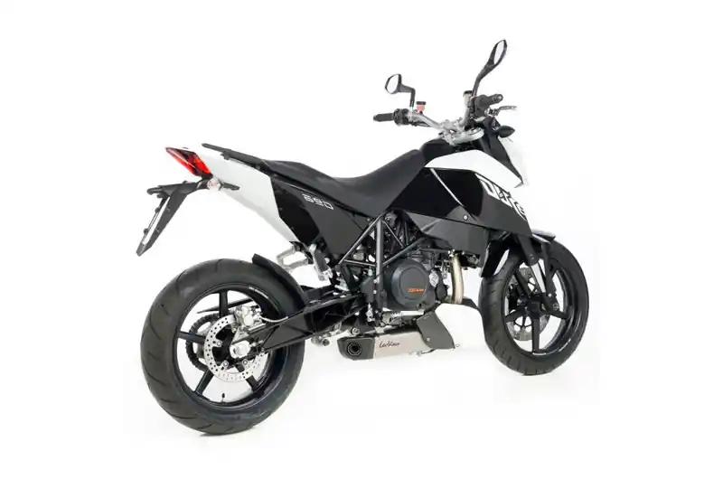 Expressz szállítás Silencieux d‘échappement Leovince Underbody Inox / Carbone Homologué KTM Duke 690 R 2010-2012 / Duke 690 2008-2011