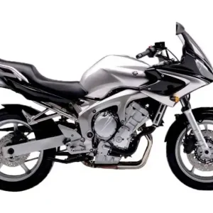 Outlet Double silencieux d‘échappement Leovince LV One Inox / Noir Homologué Yamaha FZ6 600 S / FZ6 600 SA ...