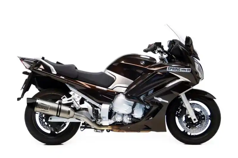 Silencieux d‘échappement Leovince LV One Evo Inox / Carbone Homologué Yamaha FJR 1300 / FJR 1300 A ... Expressz szállítás
