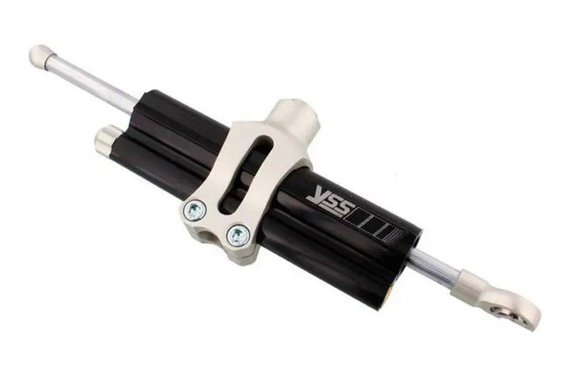 Gyors szállítás Amortisseur de direction YSS Top Line 78mm collier Type B Noir Yamaha / Kawasaki / KTM / Suzuki / Ducati ...