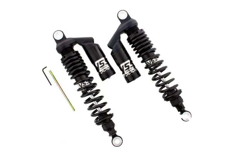 Amortisseurs YSS Twin Réglable Gaz 360-370mm Triumph Scrambler 865 2007 / Thruxton 865 2004-2007 ... Gyors kiszállítás