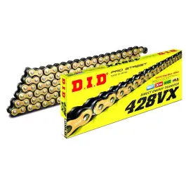 Olcsóbb Chaîne DID 428VX/124 X-Ring G&B (Attache rapide à clip)