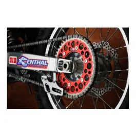 Árengedmény Couronne Renthal 49/520 Twinring Anti-boue Rouge Honda CR 500 R 1992-2001