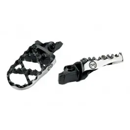 Repose pieds Moose Racing Hybrid Inox Noir Yamaha 125 YZ 1999-2016 Utolsó esély