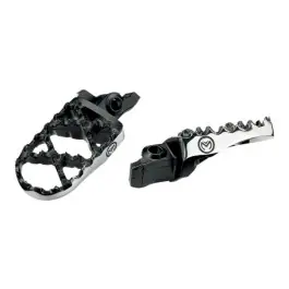 Repose pieds Moose Racing Hybrid Inox Noir Honda CR 85R 2004-2008 Vásárlói kedvenc