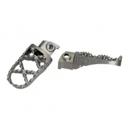 Vásárlói kedvenc Repose pieds Moose Racing Pro Inox Argent Gas Gas 125 EC 97-16