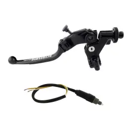 Expressz kézbesítés Commande d‘embrayage Accossato avec capteur de frein démultiplié pliable pour guidon 22mm Noir