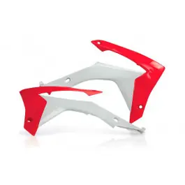 Újdonság Ouïes de radiateur Acerbis Rouge / Blanc Honda CRF 450 R 2013-2016