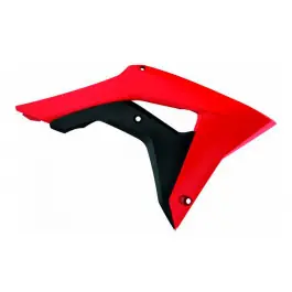 Ouïes de radiateur Polisport Rouge / Noir Honda CRF 450 R 2017-2019 / CRF 250 R 2018-2019 Prémium