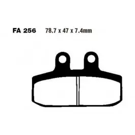 Rendeld meg most Plaquettes de frein avant / arrière EBC Standar (FA256) Honda / Aprilia / Derbi / Gilera / Moto Guzzi ...