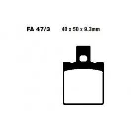 Plaquettes de frein arrière EBC Standar (FA047/3) Honda Kiárusítás