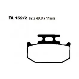 Plaquettes de frein arrière EBC Standar (FA152/2TT) Yamaha / Suzuki Vedd meg most