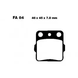 Plaquettes de frein avant / arrière EBC Standar (FA084TT) Yamaha / Honda / Suzuki / Kawasaki / Husqvarna ... Nézd meg most