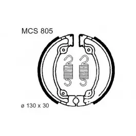 Gyors szállítás Machoires de frein arrière TRW avec ressorts (MCS805) Honda