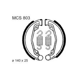 Végkiárusítás Machoires de frein TRW avec ressorts (MCS803) Honda
